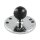RAM Chrome 2.5" Round Base with the AMPs Hole Pattern & 1" Ball