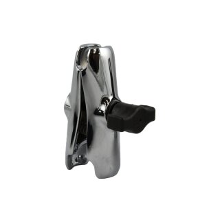 RAM Chrome Double Socket Arm for 1" Ball Bases. Overall Length: 3.69"