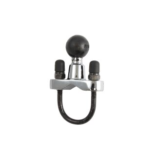 Ram Mount Klemmschelle, Durchmesser bis 31.75mm, B-Kugel (1 Zoll) mit Gummiabdeckung