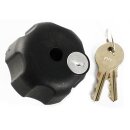 RAM Locking Knob with 1/4"-20 Brass Hole for B Size...