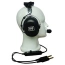 UFQ - PNR Aviation Headset P2 Stereo Twin Plug PJ-Stecker