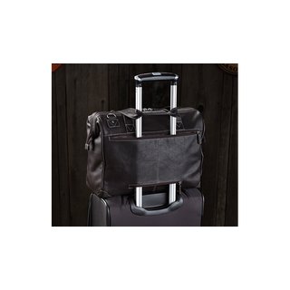Lightspeed Gann - Pilotenledertasche, dunkelbraun