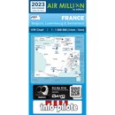 Frankreich Air Million Karte VFR Werktags 2023