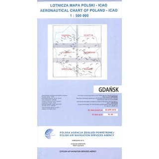 Polen Gdansk ICAO Karte VFR