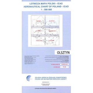 Polen Olsztyn ICAO Karte VFR