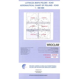 Polen Wroclaw ICAO Karte VFR