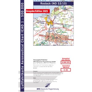 Deutschland Rostock ICAO Karte VFR