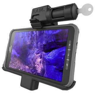 RAM Mount abschliesbare Halteschale fr Samsung Galaxy Tab Active 8.0