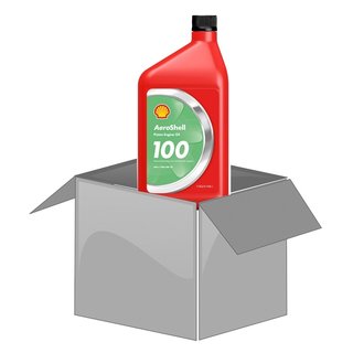 AeroShell Oil 100 - Box (1 AQ Bottle)