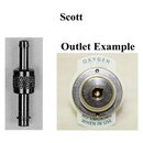 Connector for EDS In-Line Regulator BNC Scott (Beech /...