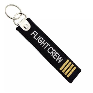 Premium Flight Crew Keychain with four stripes