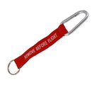 Keychain Remove before flight with carabiner