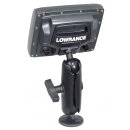 RAM 1.5" Ball Marine Electronic "RUGGED USE" Composite Mount for Lowrance Elite-5 & Mark-5 Series Fishfinders - See more at: http://www.rammount.com/part/RAP-101U-LO11#sthash.Y7nazSDK.dpuf
