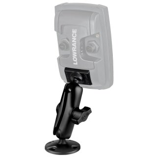 RAM 1" Ball Marine Electronic "LIGHT USE" Composite Mount for Lowrance Elite-4 & Mark-4 Series Fishfinders