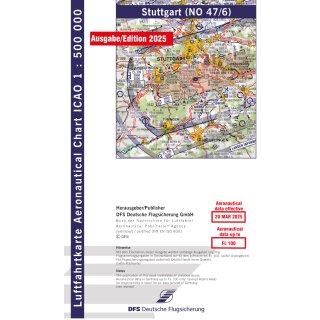 Germany Stuttgart ICAO Chart 2025