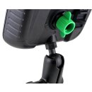 RAM Flat Surface Mount with 1" Ball, including M6 X 30 SS HEX Head Bolt, for Raymarine Dragonfly-4/5 & WiFish Devices