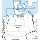 Deutschland Nord VFR Karte Rogers Data 2025