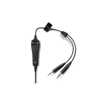 Customer device: BOSE A20 headset cable, dual GA plugs
