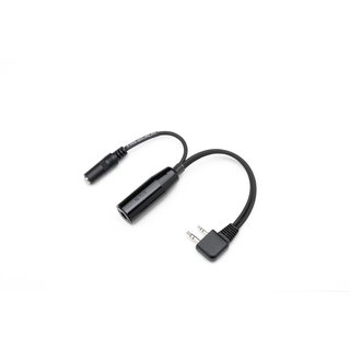 ICOM IC-A15 / A15S / IC-A22 / A24E / A3E / A6E Kopfhrer-Helikopter-Adapter