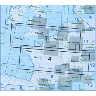 Jeppesen Europe Low Altitude Enroute chart 3/4