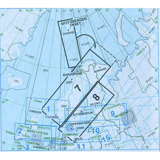 Jeppesen Europe Low Altitude Enroute chart 7/8